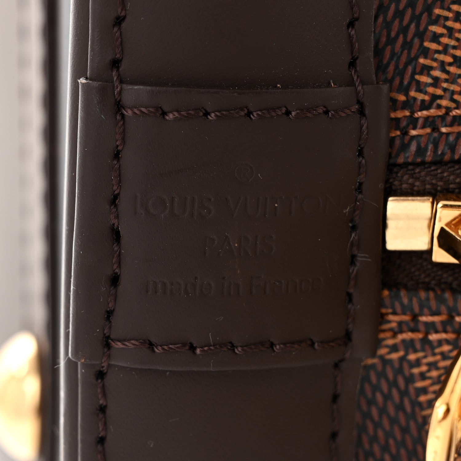 Louis Vuitton Damier Ebene Alma PM 6 of 10