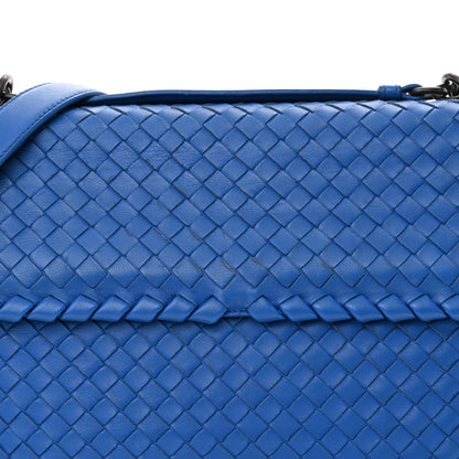 Bottega Veneta Nappa Intrecciato Large Olimpia Bag Blue 8 of 13