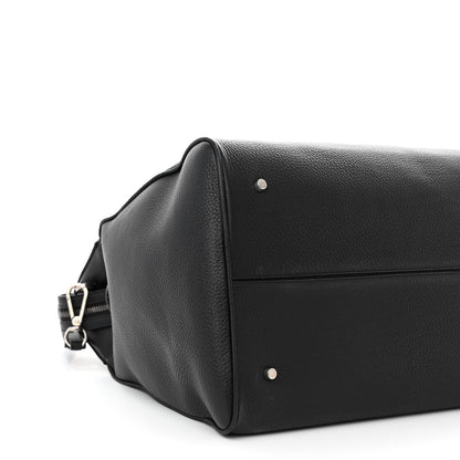 The Row Grained Calfskin George XL Duffle Bag Black 8 of 10