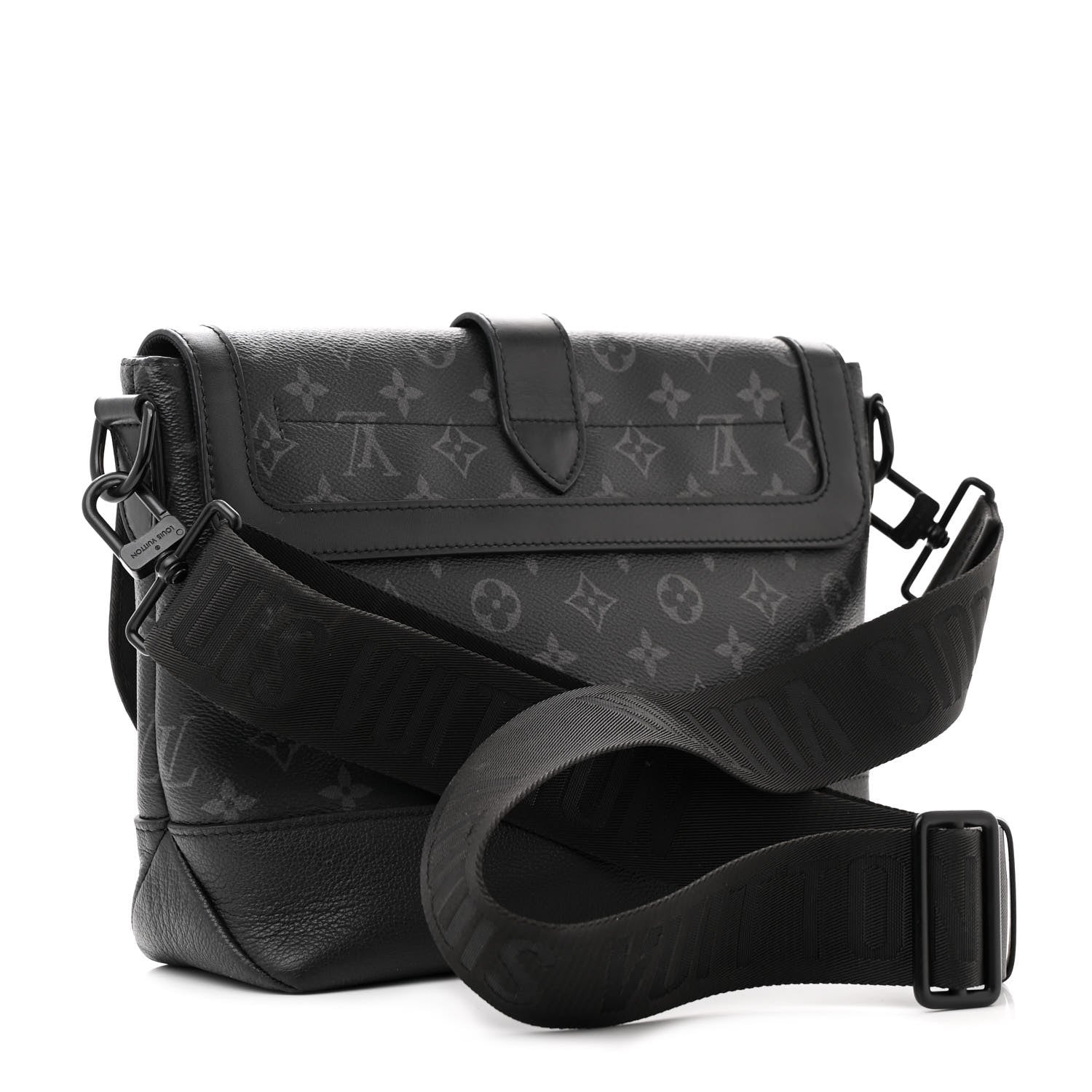 Louis Vuitton Monogram Eclipse Saumur Messenger NV Black 2 of 15