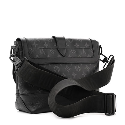 Louis Vuitton Monogram Eclipse Saumur Messenger NV Black 2 of 15
