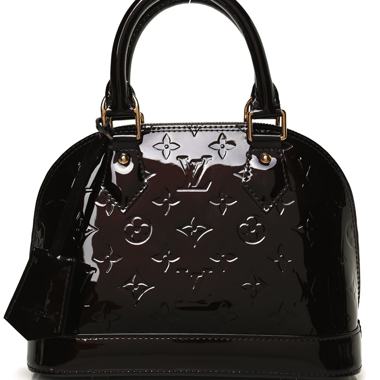 Louis Vuitton Vernis Alma BB Amarante 10 of 10