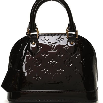 Louis Vuitton Vernis Alma BB Amarante 10 of 10
