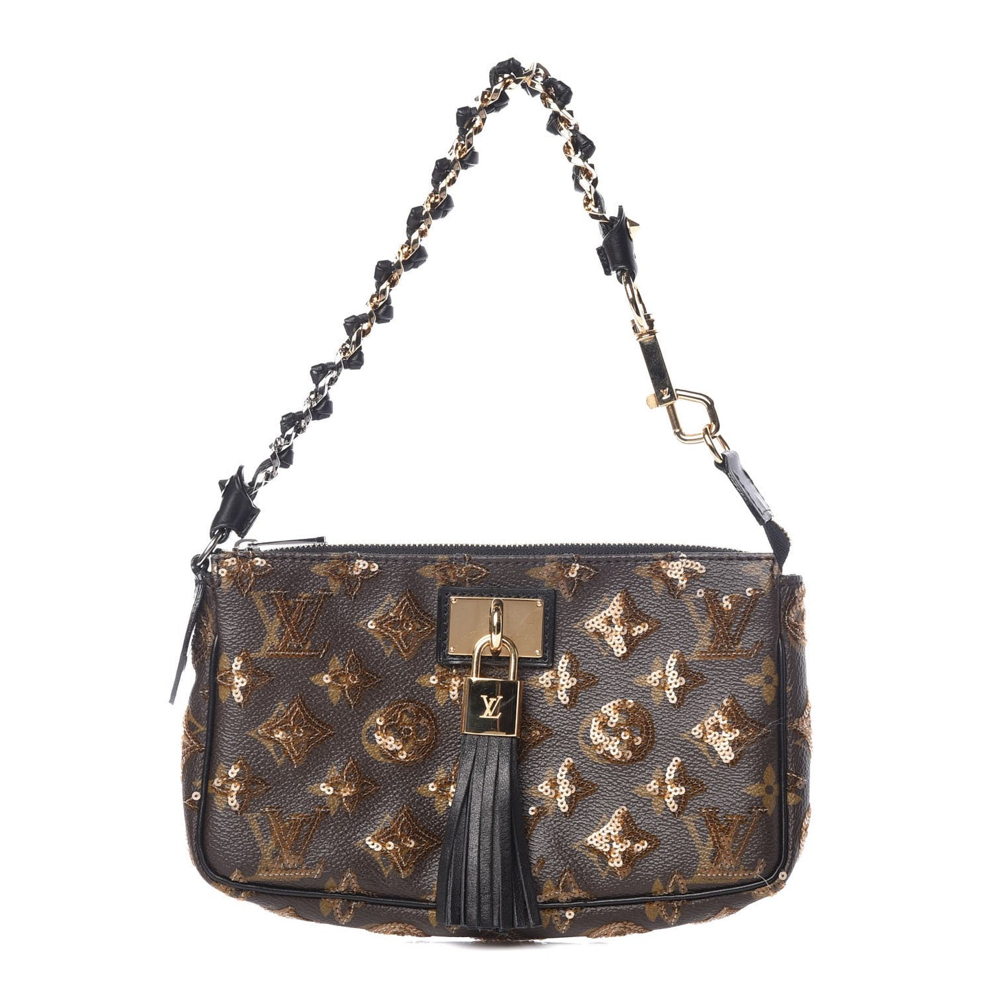 Monogram Sequins Eclipse Pochette Gold