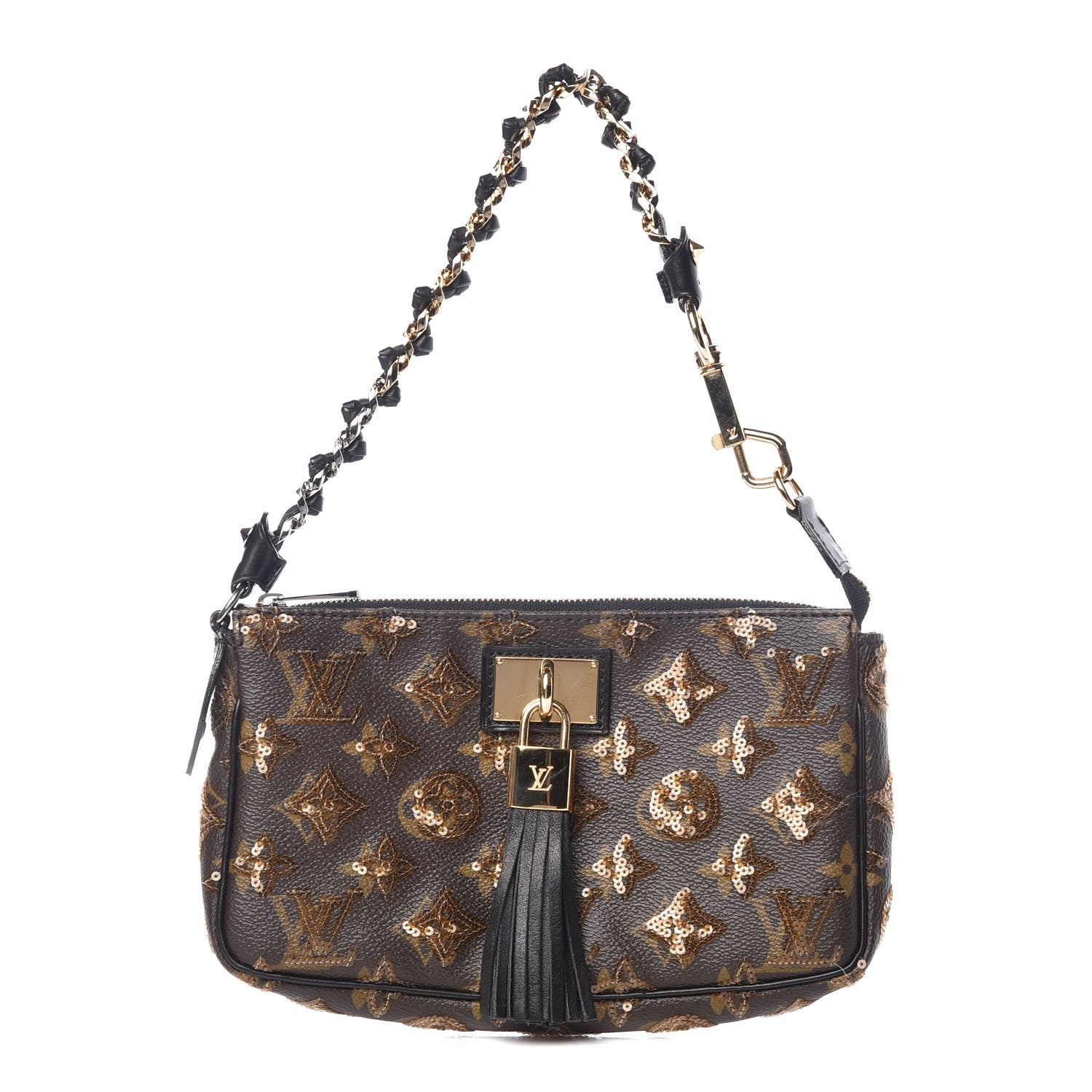 Louis Vuitton Monogram Sequins Eclipse Pochette Gold 1 of 8