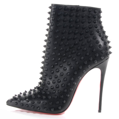 Christian Louboutin Kid Snakilta 120 Booties 37.5 Black 1 of 14