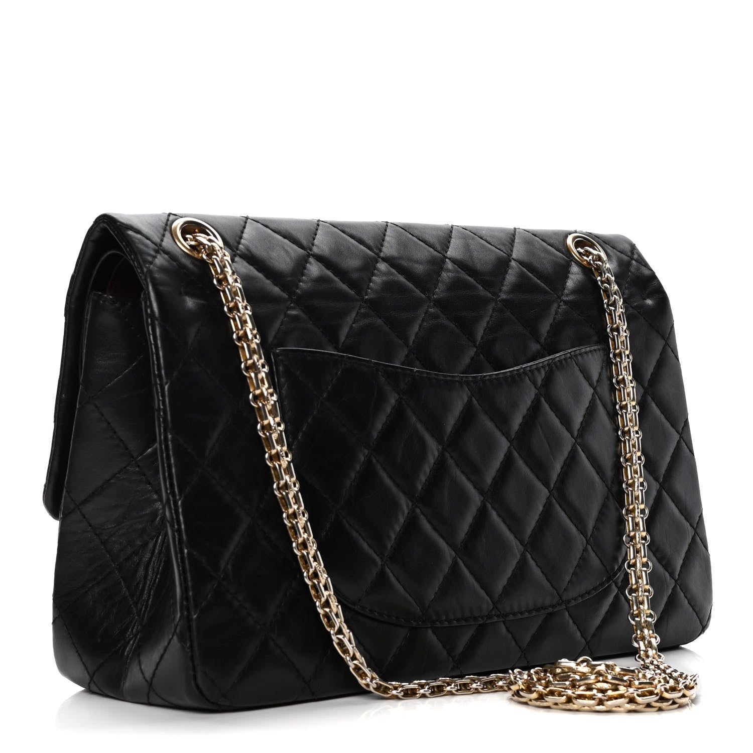 Chanel Aged Calfskin Quilted 2.55 Reissue 226 Flap Black 2 of 6
