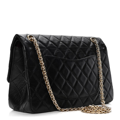 Chanel Aged Calfskin Quilted 2.55 Reissue 226 Flap Black 2 of 6