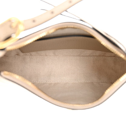 Gucci GG Supreme Monogram Textured Dollar Calfskin Small Ophidia Hobo Beige Mystic White Oatmeal 5 of 10