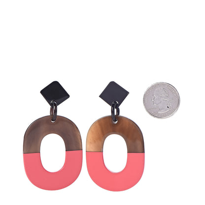 Hermes Buffalo Horn Isthme Earrings 2 of 5