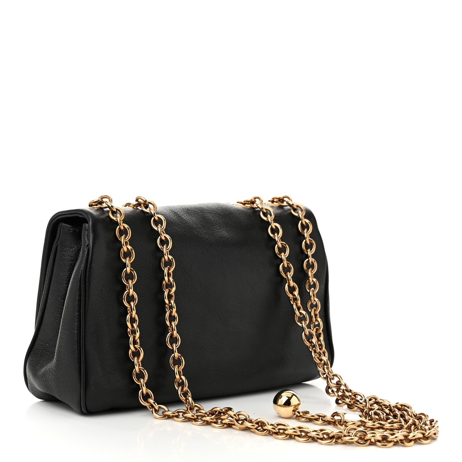 Chloe Grained Calfskin Small Heritage Shoulder Bag Black 3 of 10