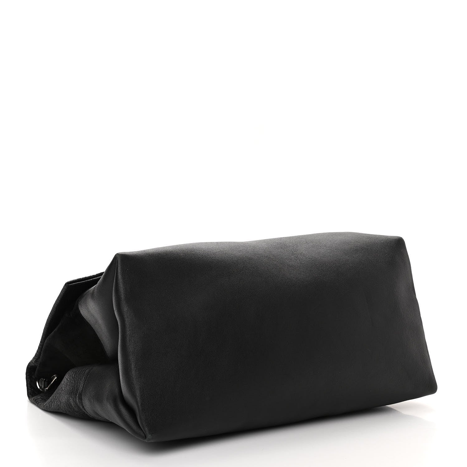 Celine Shrunken Lambskin All Soft Shoulder Bag Black 4 of 14