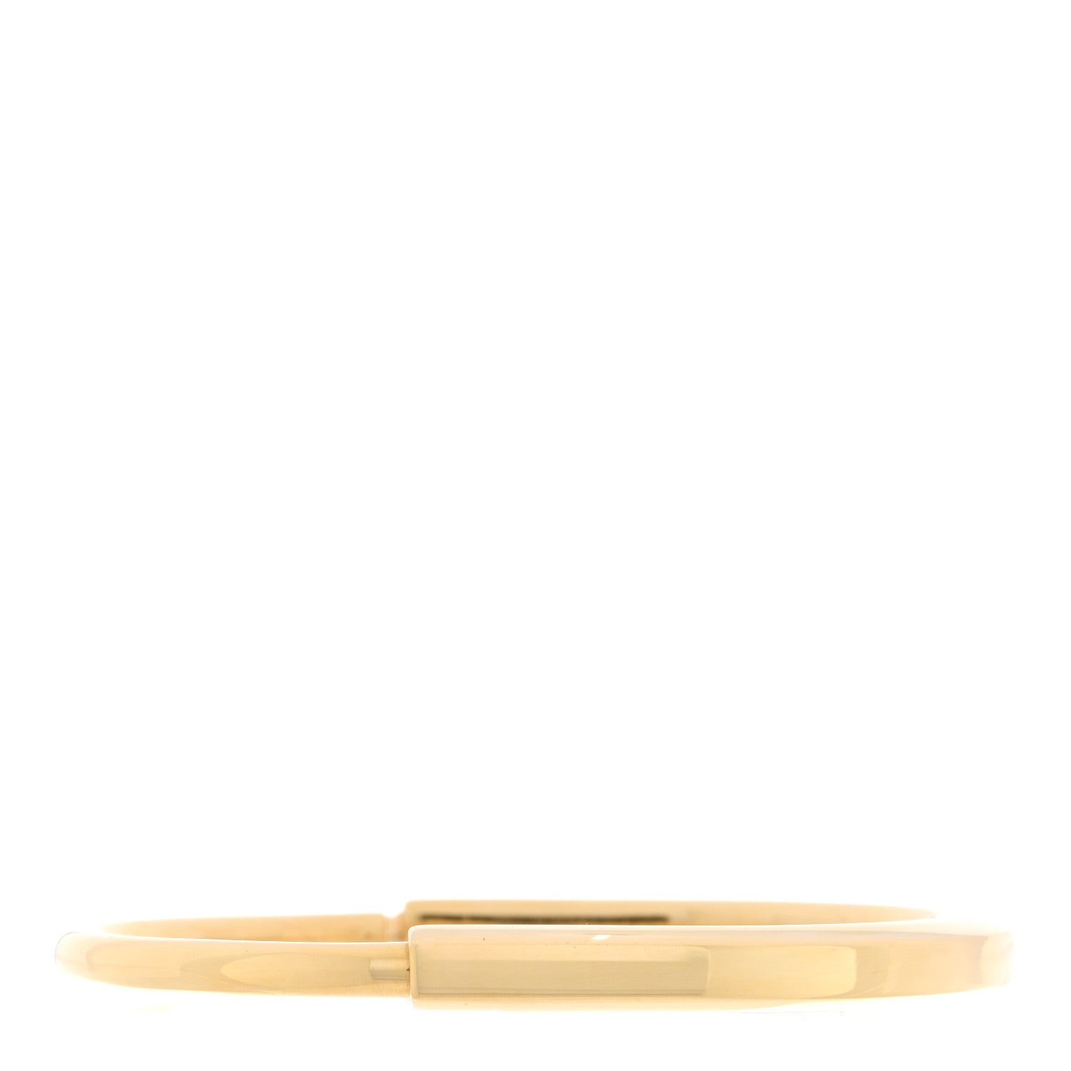 Tiffany 18K Yellow Gold Tiffany Lock Bangle Bracelet 1 of 5