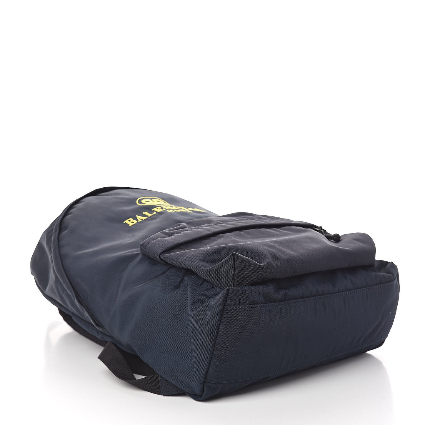 Nylon BB Mide Explorer Backpack Navy Yellow