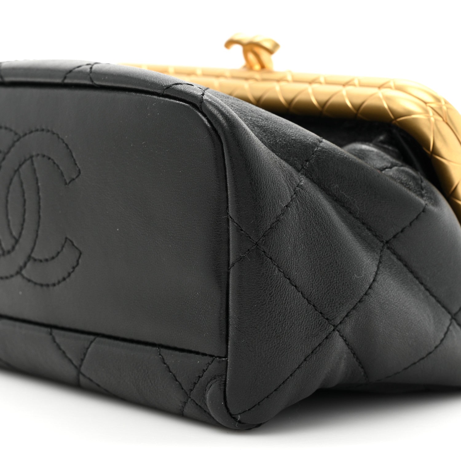 Chanel Lambskin Quilted My Crush Bag Black 8 of 9