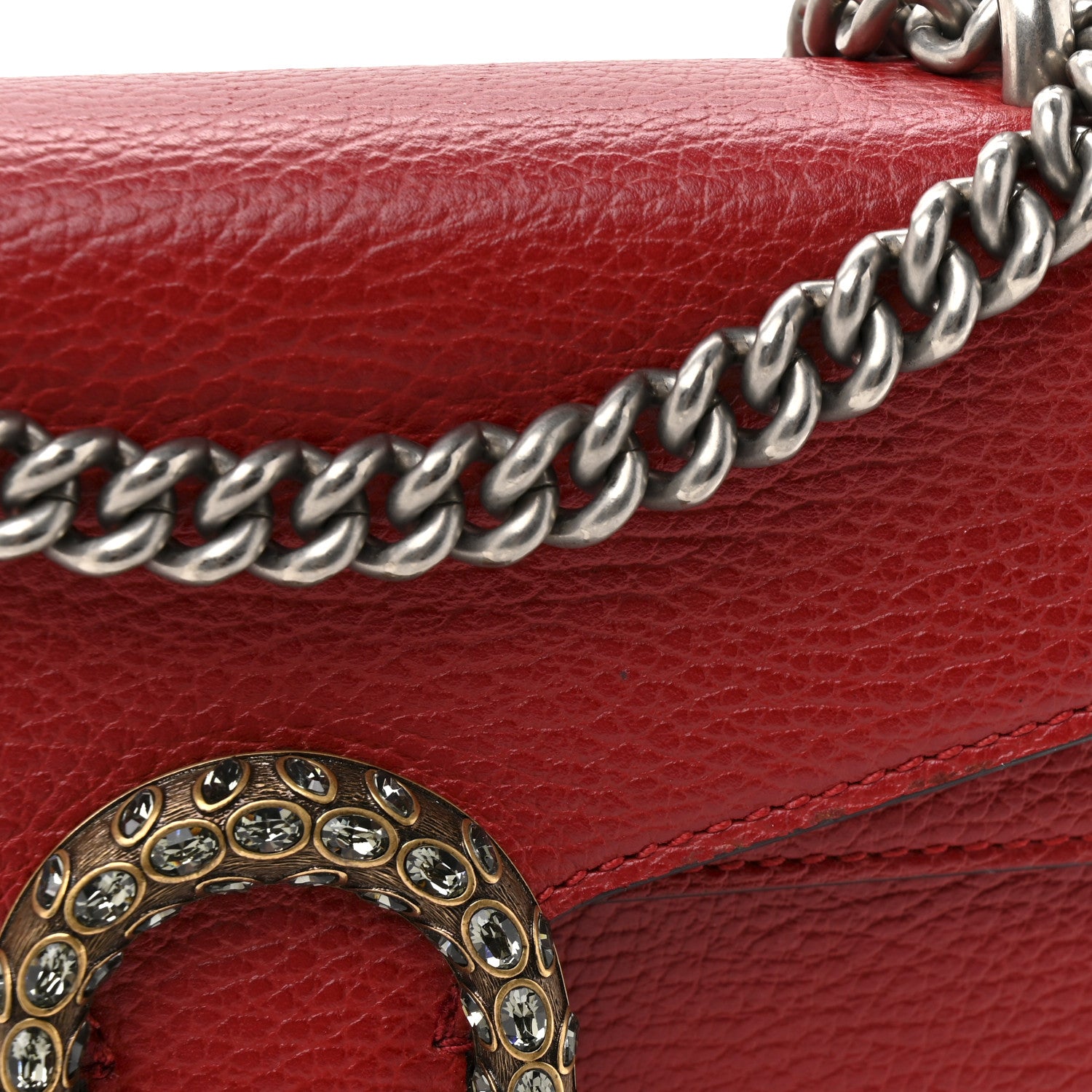 Gucci Calfskin Mini Dionysus Shoulder Bag Hibiscus Red 15 of 15