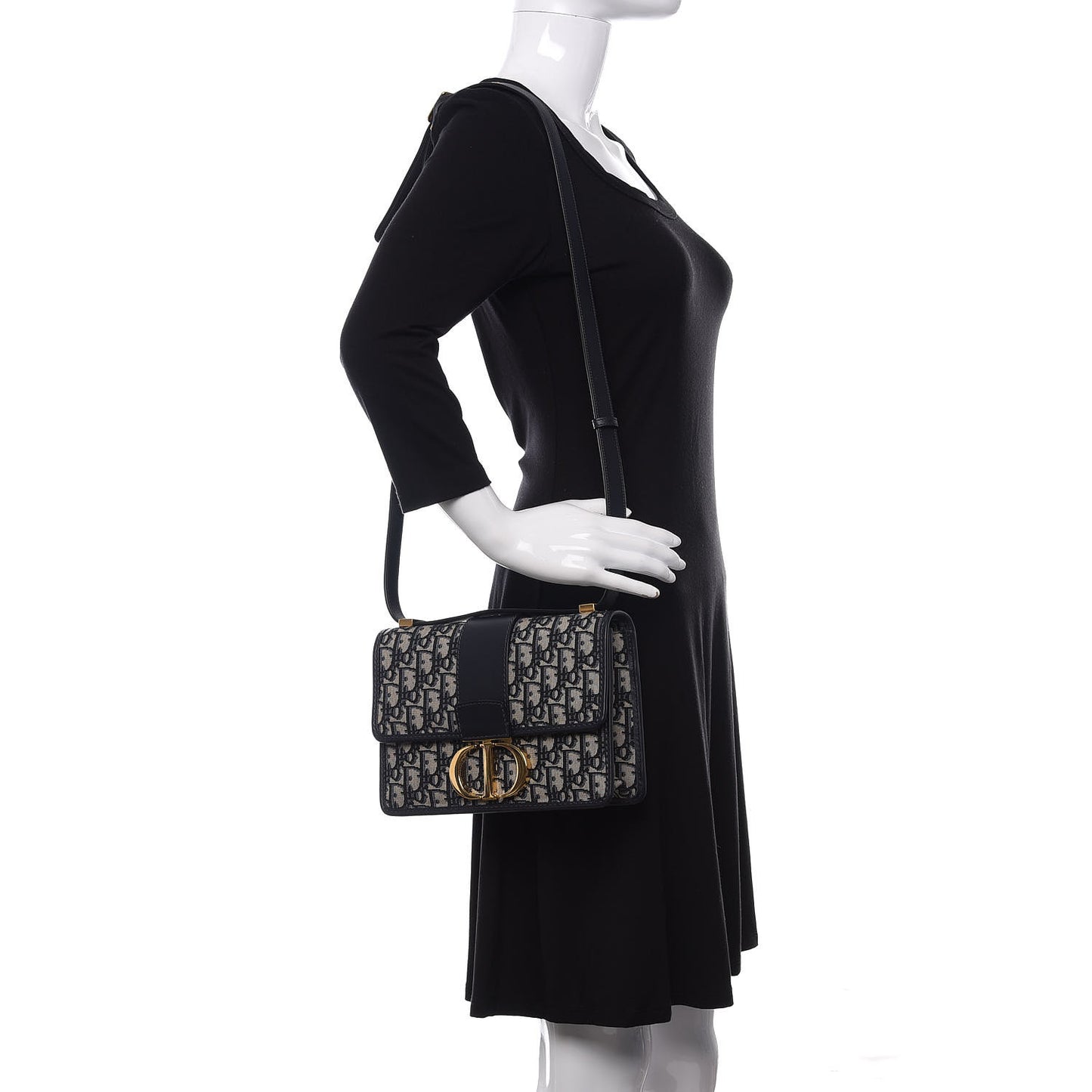 Oblique 30 Montaigne Flap Bag Blue