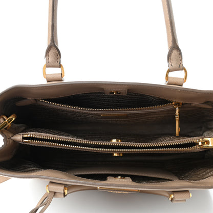 Prada Saffiano Large Galleria Double Zip Tote Argilla 4 of 7