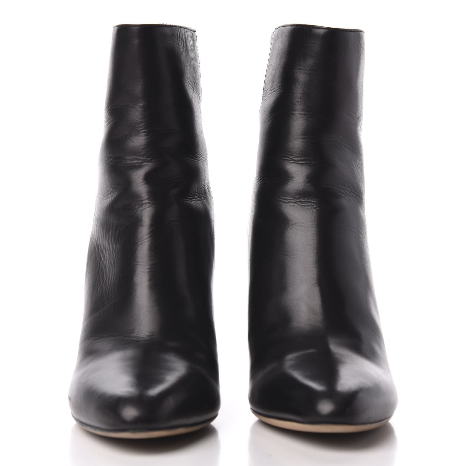 Jimmy Choo Calfskin Mayor Ankle Boots 39 Black 3 of 10