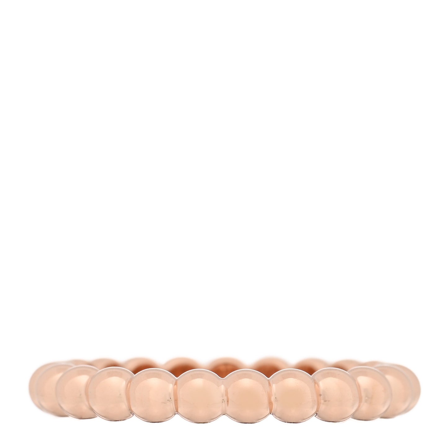 18K Rose Gold Medium Perlee Ring 50 5.25