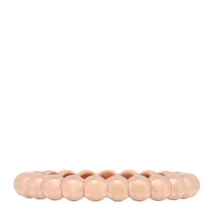 Van Cleef & Arpels 18K Rose Gold Medium Perlee Ring 50 5.25 1 of 4