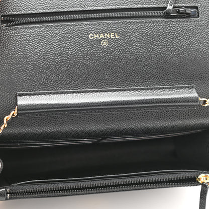 Chanel Caviar Quilted Miss Coco Wallet On Chain WOC Black 8 of 12