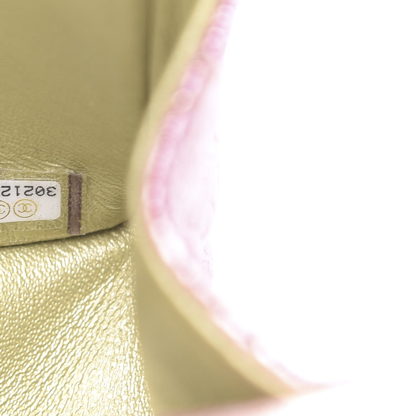 Metallic Goatskin Quilted Mini 2.55 Reissue Flap Multicolor