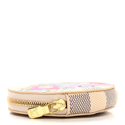 Louis Vuitton Damier Azur 2021 Christmas Animation Hollywood Bag Charm Fuchsia 4 of 6