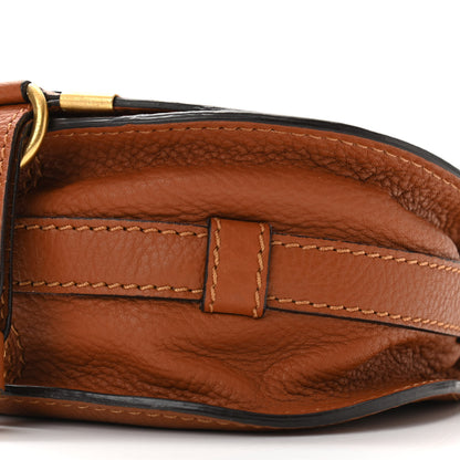 Chloe Calfskin Mini Marcie Round Crossbody Bag Tan 10 of 15