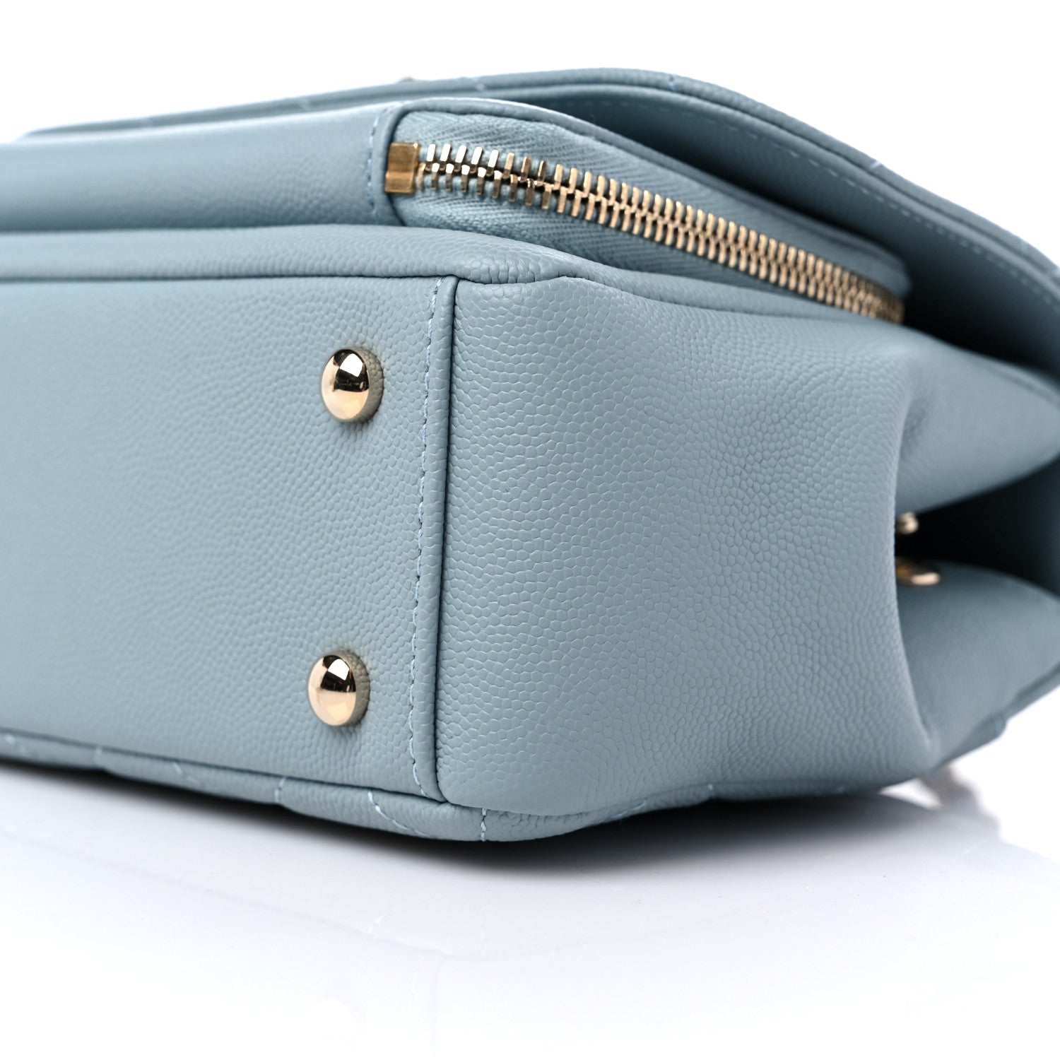 Chanel Caviar Quilted Small Business Affinity Flap Blue 8 of 9