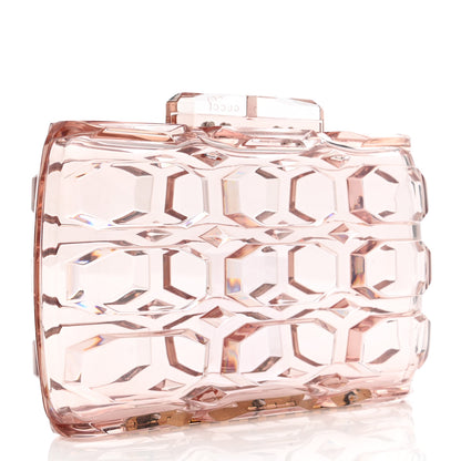 Gucci Plexiglass Aristrographic Box Clutch Pink 3 of 8