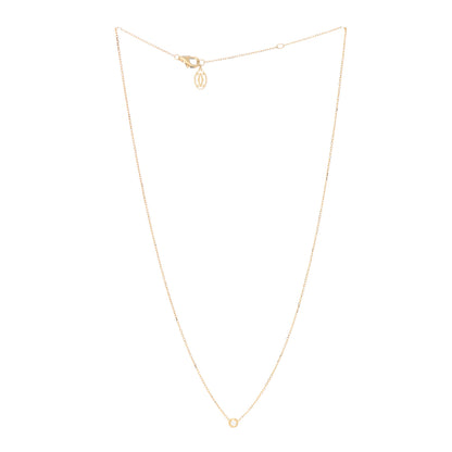 Cartier 18K Yellow Gold Diamond XS D'Amour Pendant Necklace 3 of 4