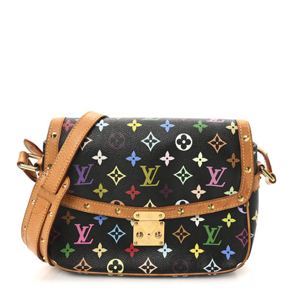 Louis Vuitton Monogram Multicolor Sologne Black 1 of 10