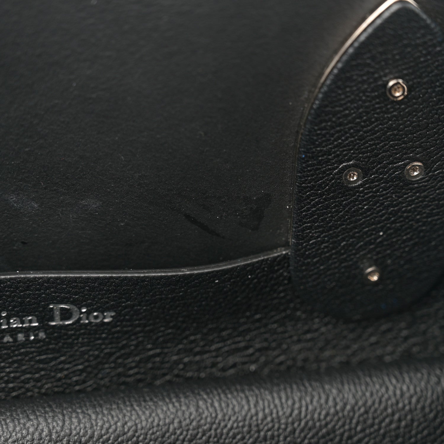 Christian Dior Supple Grained Calfskin Large Open Bar Tote Black 11 of 14