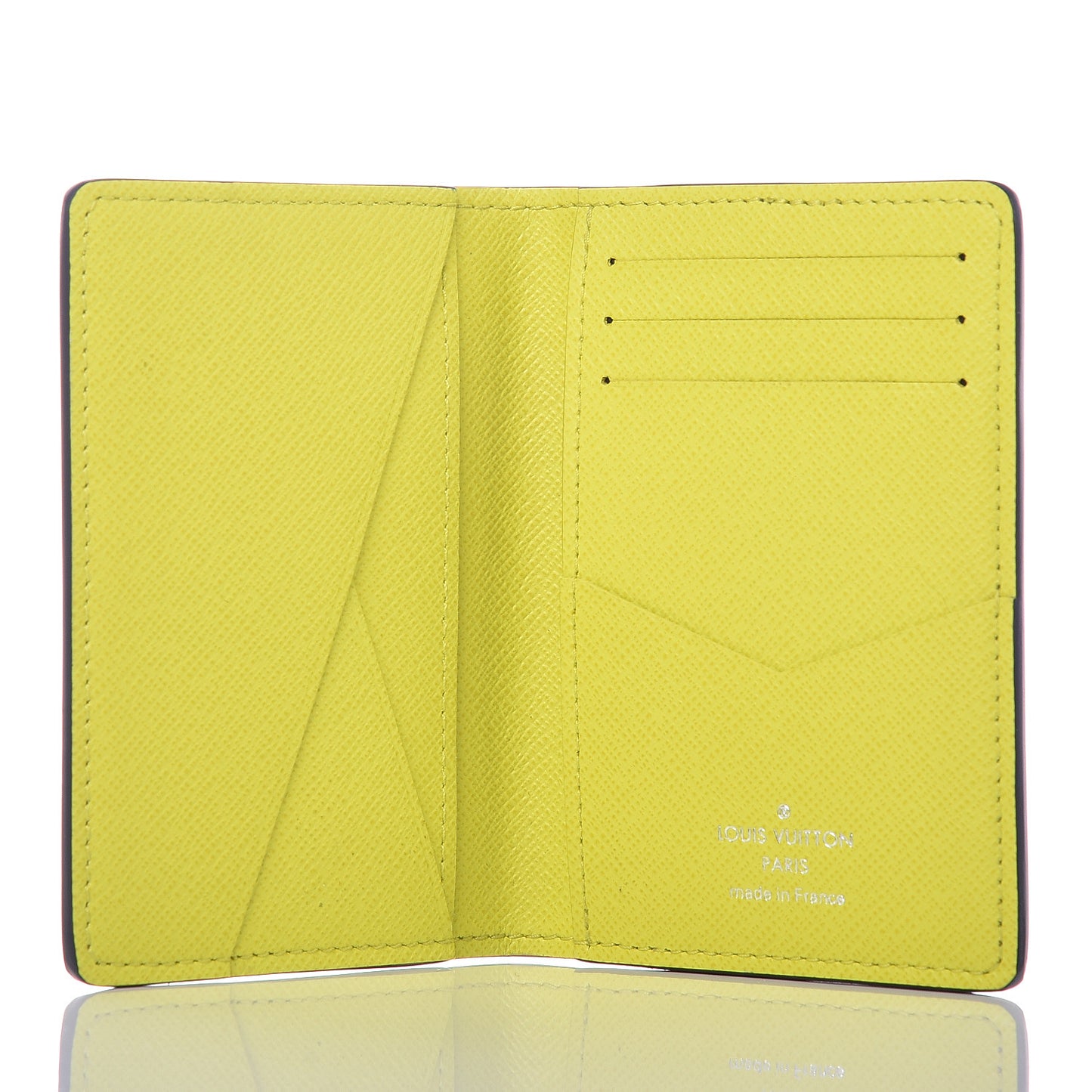 Monogram Taiga Pocket Organizer Yellow