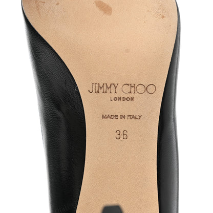 Jimmy Choo Calfskin Romy 85 Pumps 36 Black 6 of 9