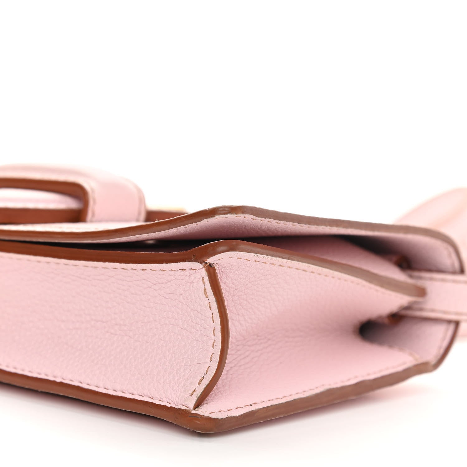 Loewe Grained Calfskin Mini Barcelona Shoulder Bag Rosa 8 of 11