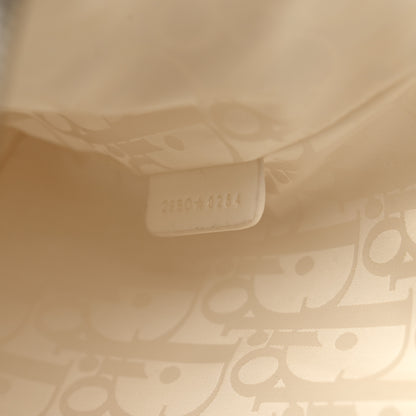 Christian Dior Vinyl Dog Cosmetic Pouch White Blue 7 of 7