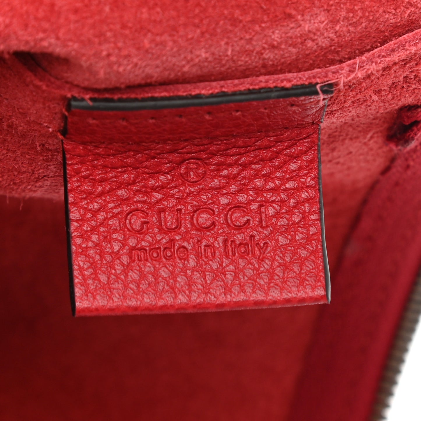Pebbled Calfskin Medium Logo Portfolio Clutch Hibiscus Red
