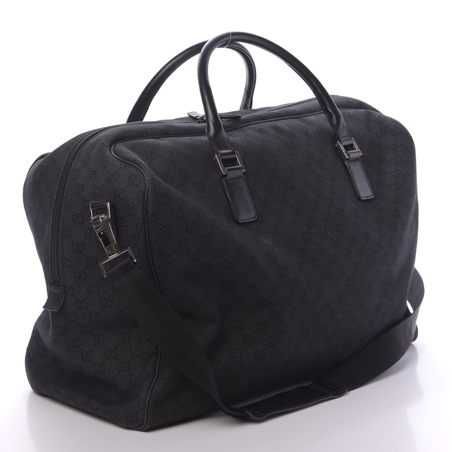 Denim Monogram Large Duffle Black