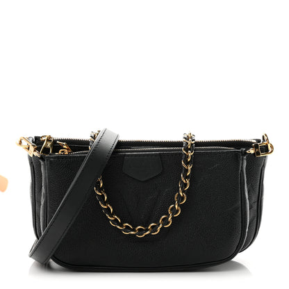 Louis Vuitton Empreinte Monogram Giant Multi Pochette Accessories Black 1 of 10
