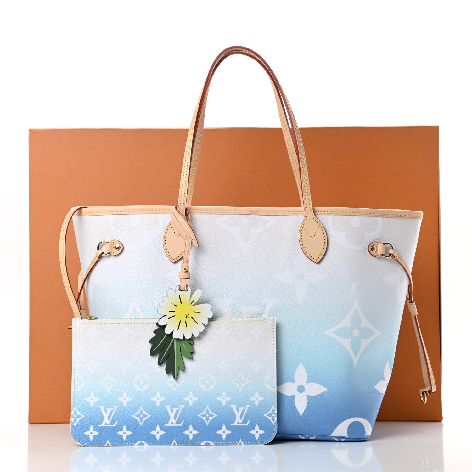 Louis Vuitton Monogram Giant By The Pool Neverfull MM Blue 11 of 11
