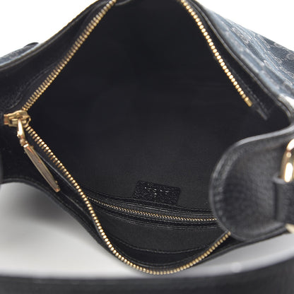 Gucci Monogram Creole Hobo Black 5 of 7