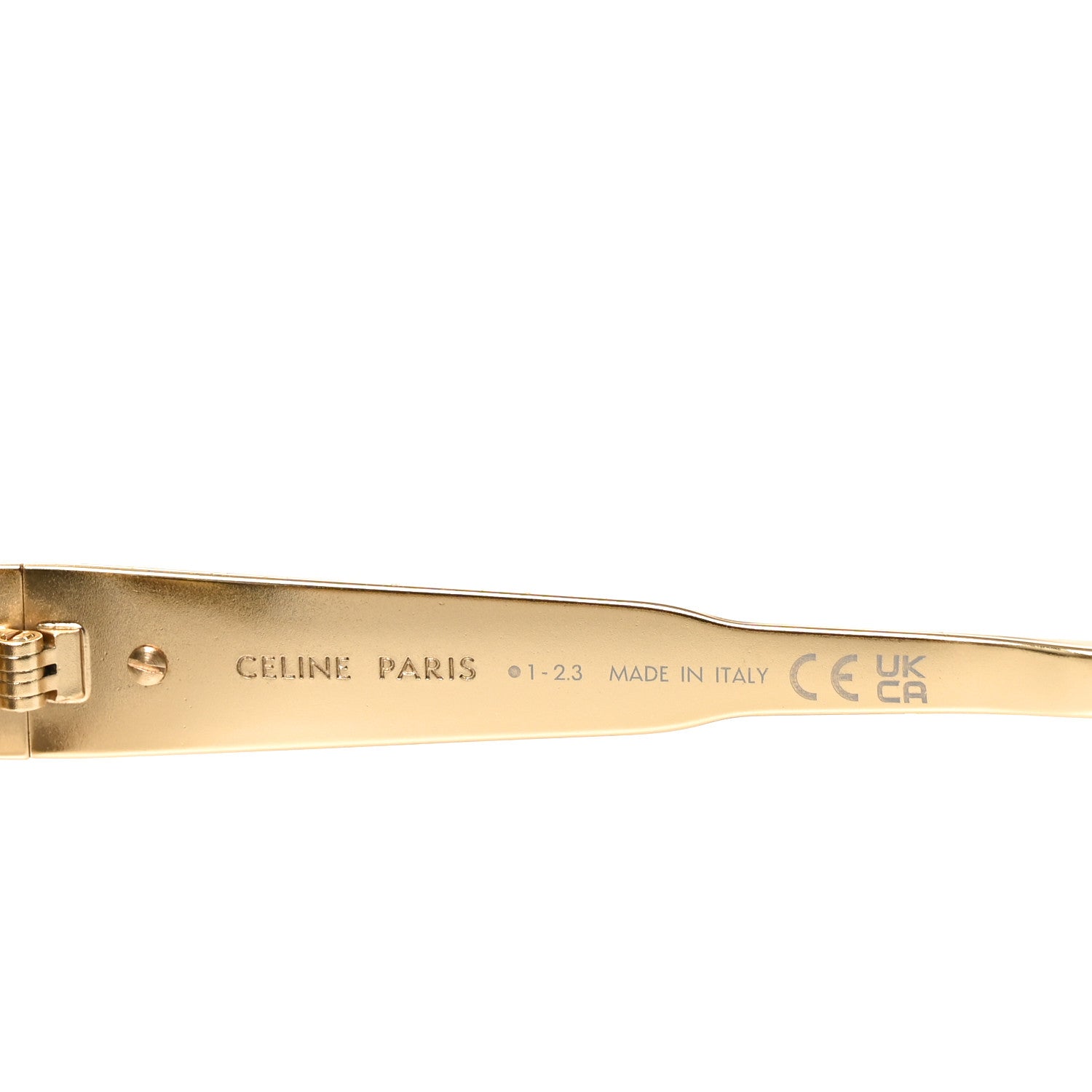 Celine Metal Triomphe 02 Sunglasses CL40254U Rose Gold Brown 5 of 7