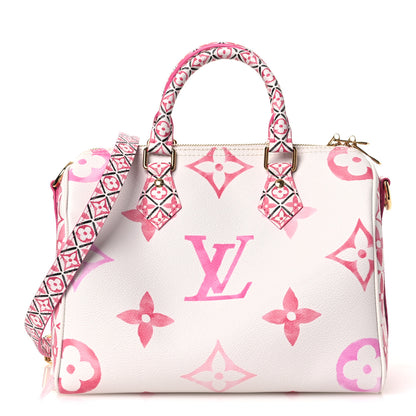 Louis Vuitton Monogram Giant By The Pool 2.0 Speedy Bandouliere 25 Rose 1 of 10