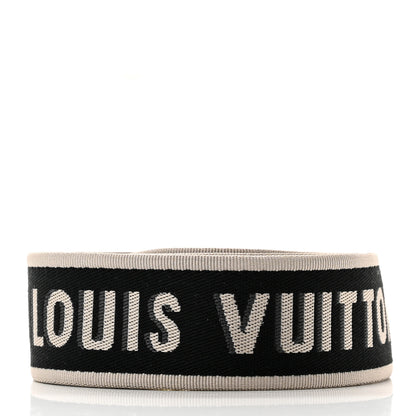 Louis Vuitton Jacquard Diane Shoulder Strap Black Ivory 2 of 3