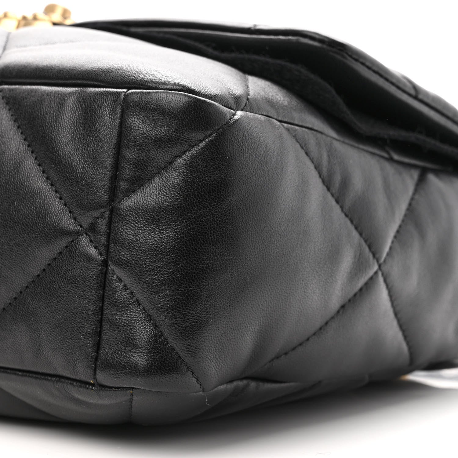 Chanel Lambskin Quilted Large Chanel 19 Flap Black 10 of 10