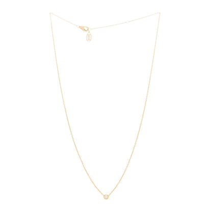 Cartier 18K Yellow Gold Diamond XS D'Amour Pendant Necklace 3 of 4
