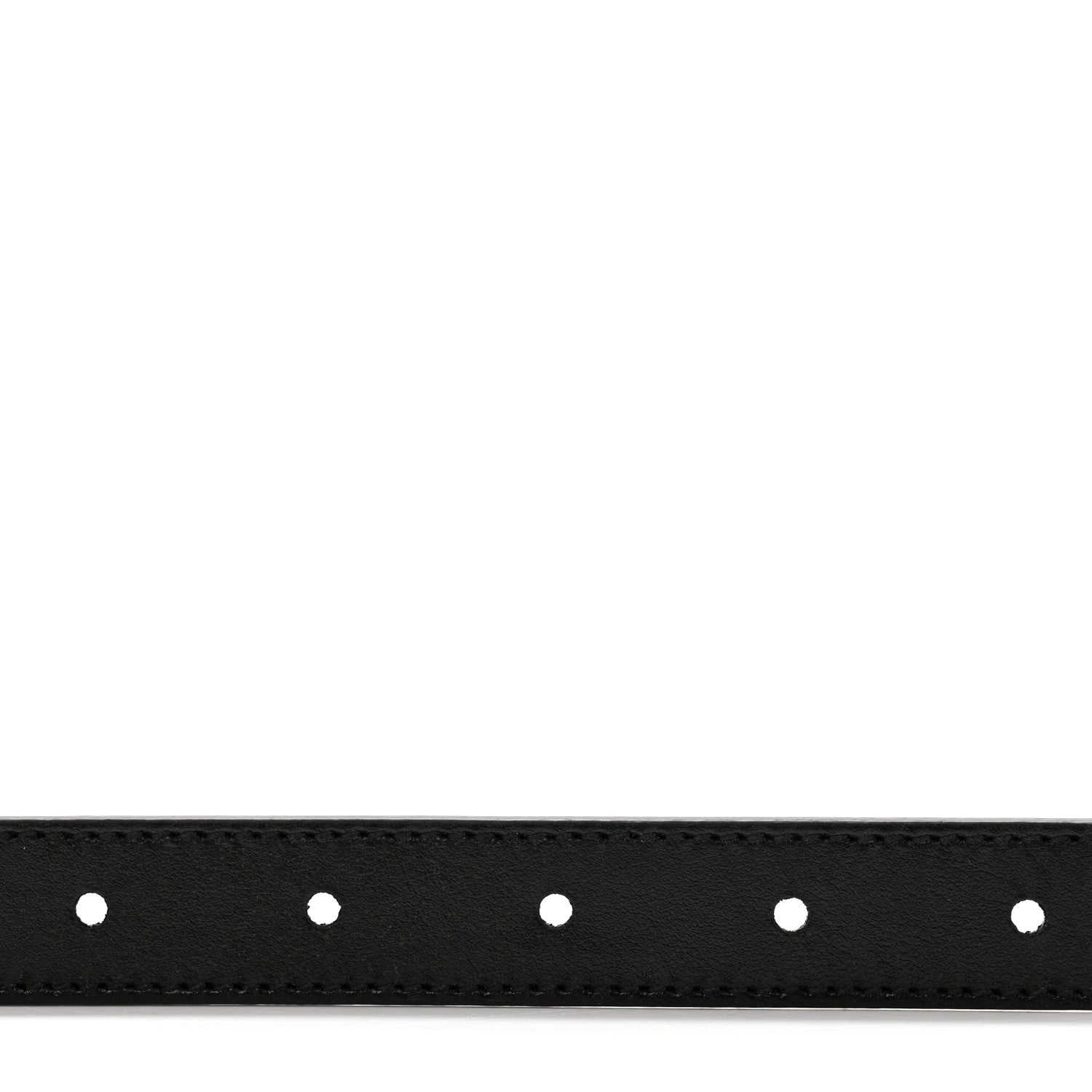 Gucci Calfskin GG Supreme Monogram Double G Reversible 20mm Belt 80 32 Beige Ebony Black 5 of 9