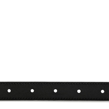 Gucci Calfskin GG Supreme Monogram Double G Reversible 20mm Belt 80 32 Beige Ebony Black 5 of 9